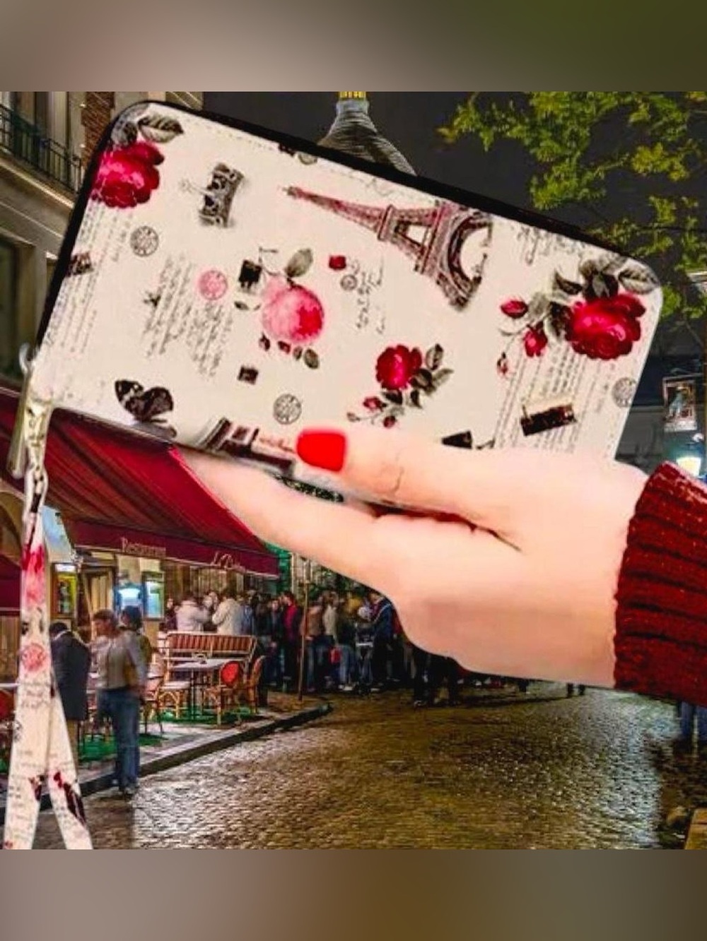 Large Parisian Zip Around Wallet